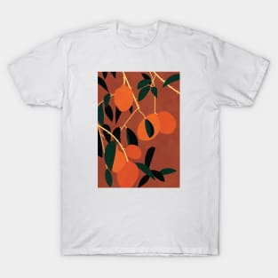 Modern Lemon Tree Branches 2 T-Shirt